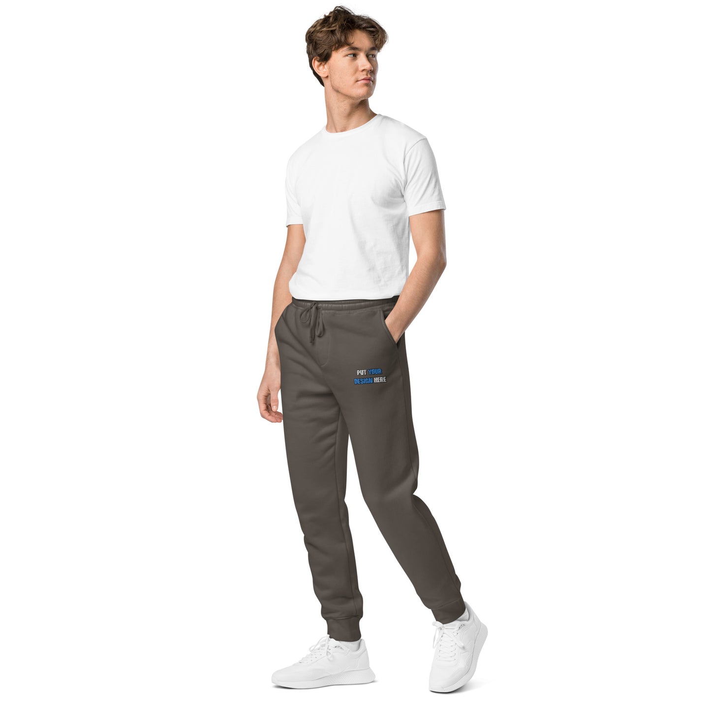 Unisex Pigment-Dyed Sweatpants | Independent Trading Co. PRM50PTPD | Flat Embroidery - put your design here