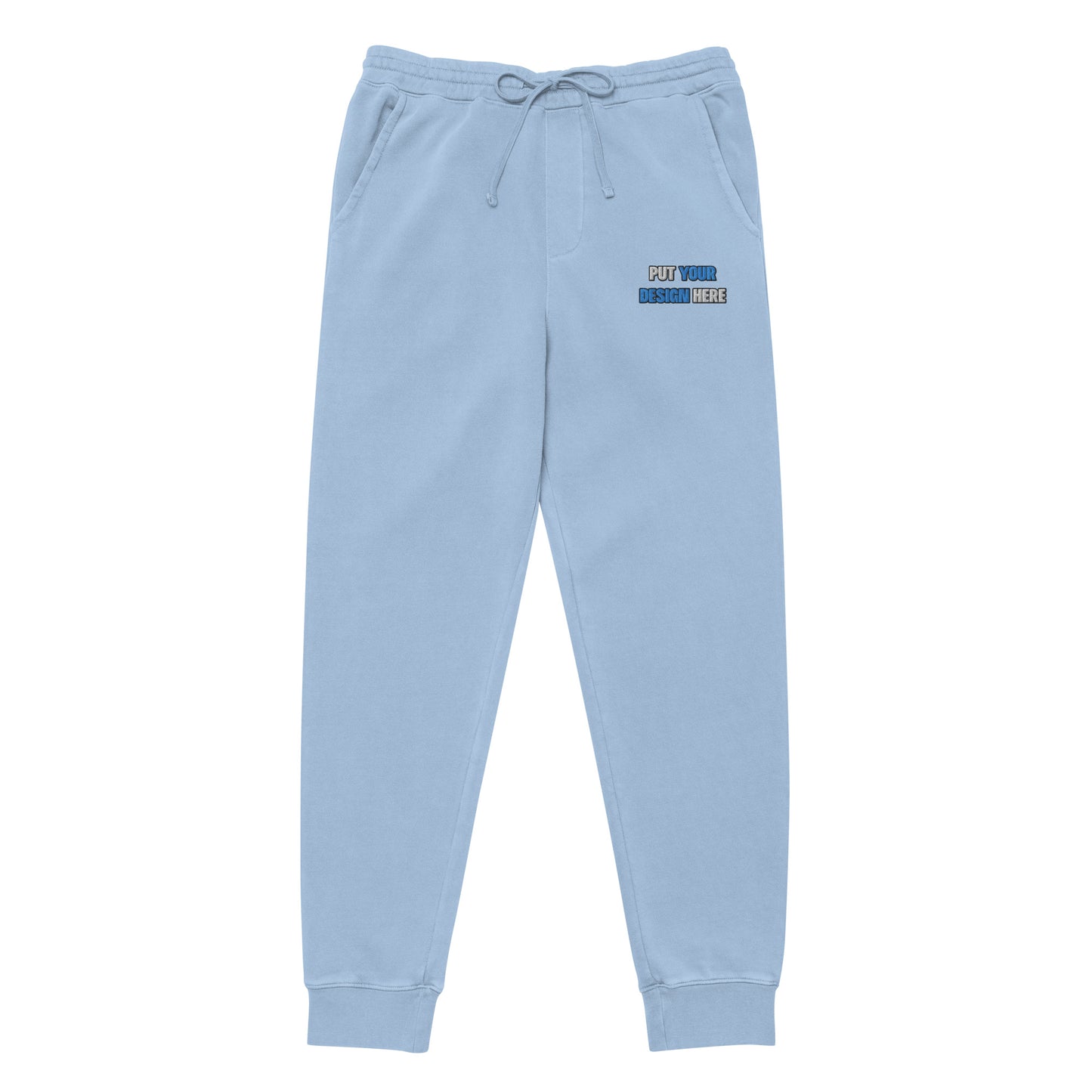 Unisex Pigment-Dyed Sweatpants | Independent Trading Co. PRM50PTPD | Flat Embroidery - put your design here