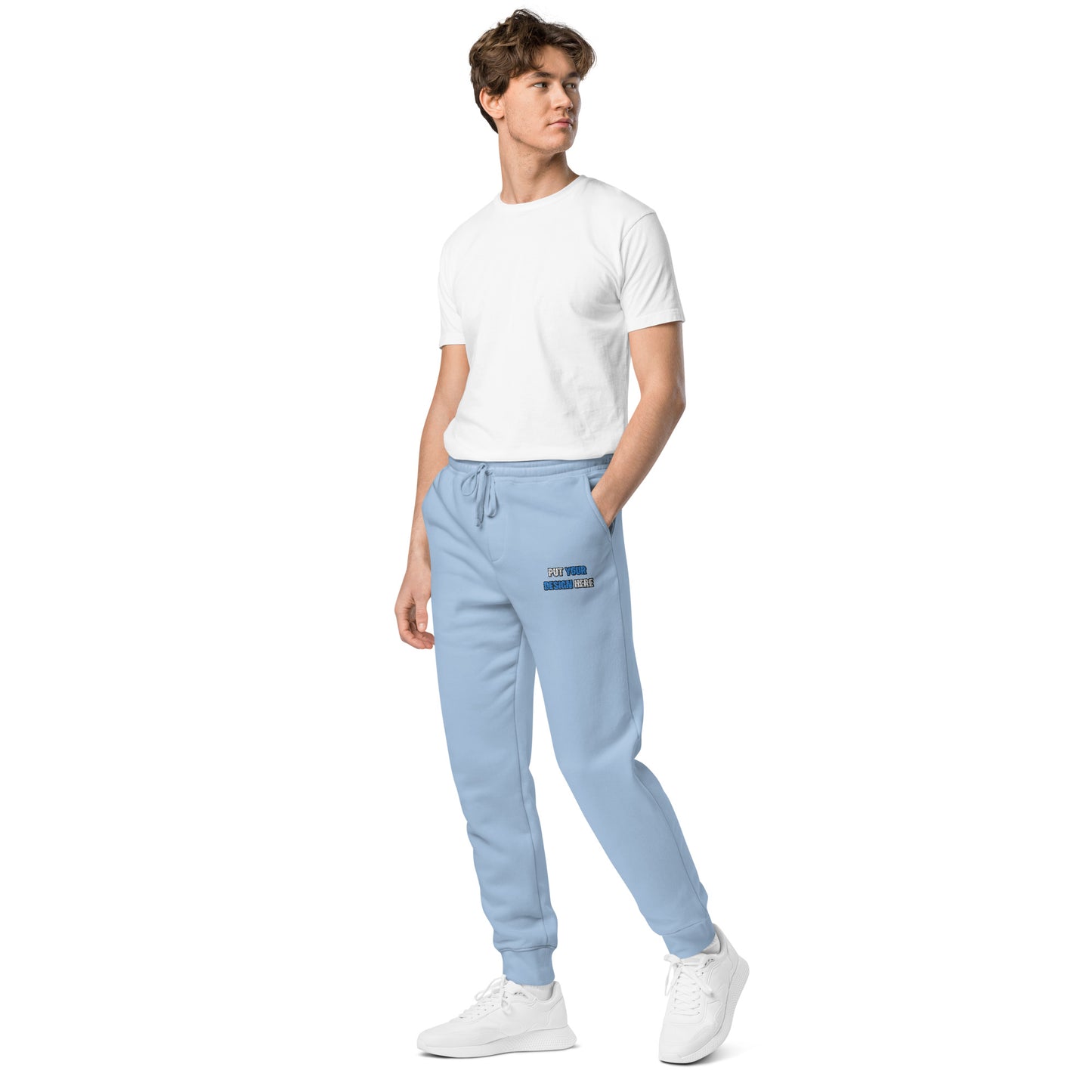 Unisex Pigment-Dyed Sweatpants | Independent Trading Co. PRM50PTPD | Flat Embroidery - put your design here