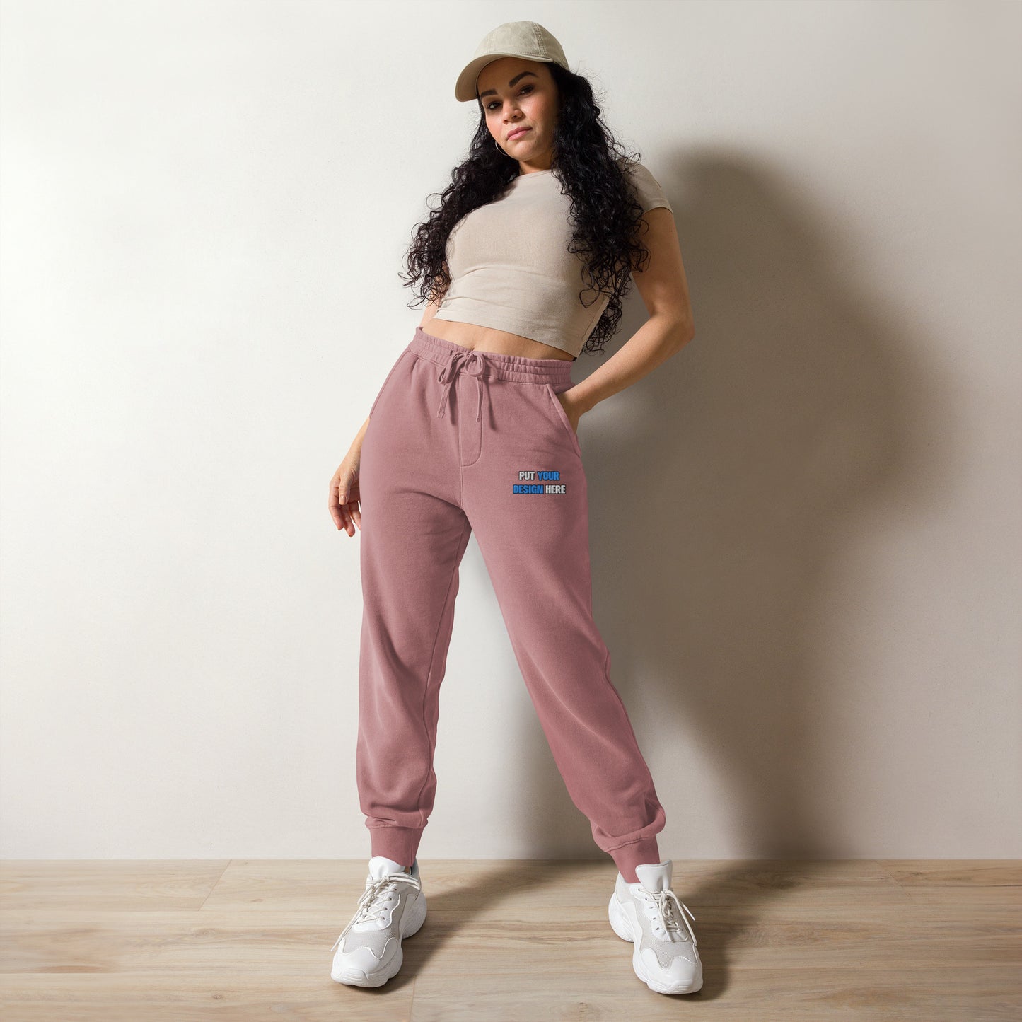 Unisex Pigment-Dyed Sweatpants | Independent Trading Co. PRM50PTPD | Flat Embroidery - put your design here