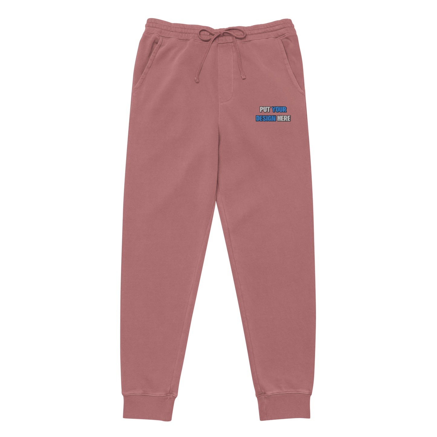 Unisex Pigment-Dyed Sweatpants | Independent Trading Co. PRM50PTPD | Flat Embroidery - put your design here