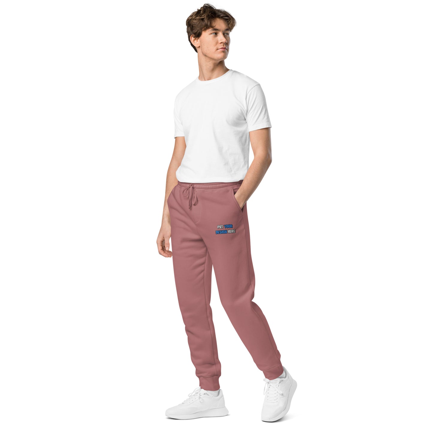 Unisex Pigment-Dyed Sweatpants | Independent Trading Co. PRM50PTPD | Flat Embroidery - put your design here