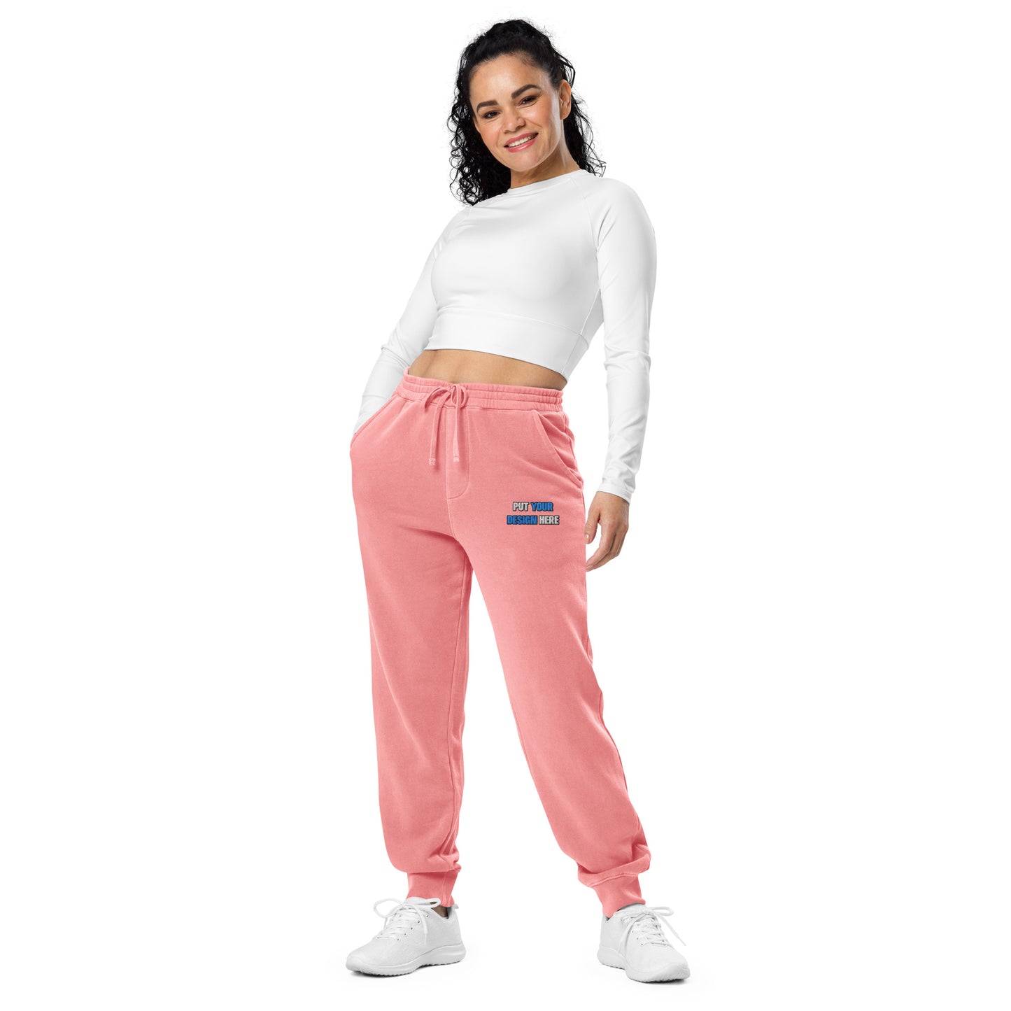 Unisex Pigment-Dyed Sweatpants | Independent Trading Co. PRM50PTPD | Flat Embroidery - put your design here