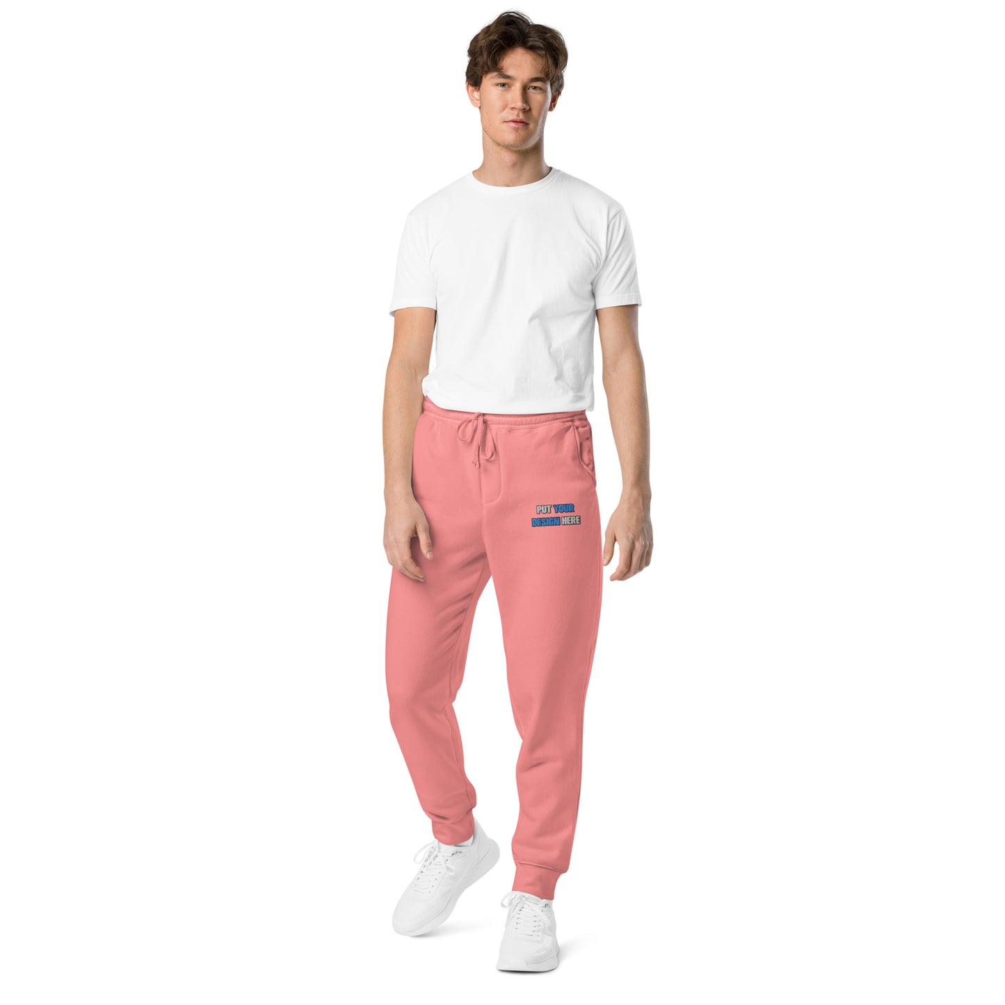 Unisex Pigment-Dyed Sweatpants | Independent Trading Co. PRM50PTPD | Flat Embroidery - put your design here