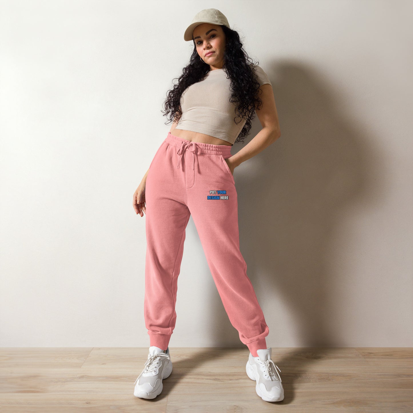 Unisex Pigment-Dyed Sweatpants | Independent Trading Co. PRM50PTPD | Flat Embroidery - put your design here