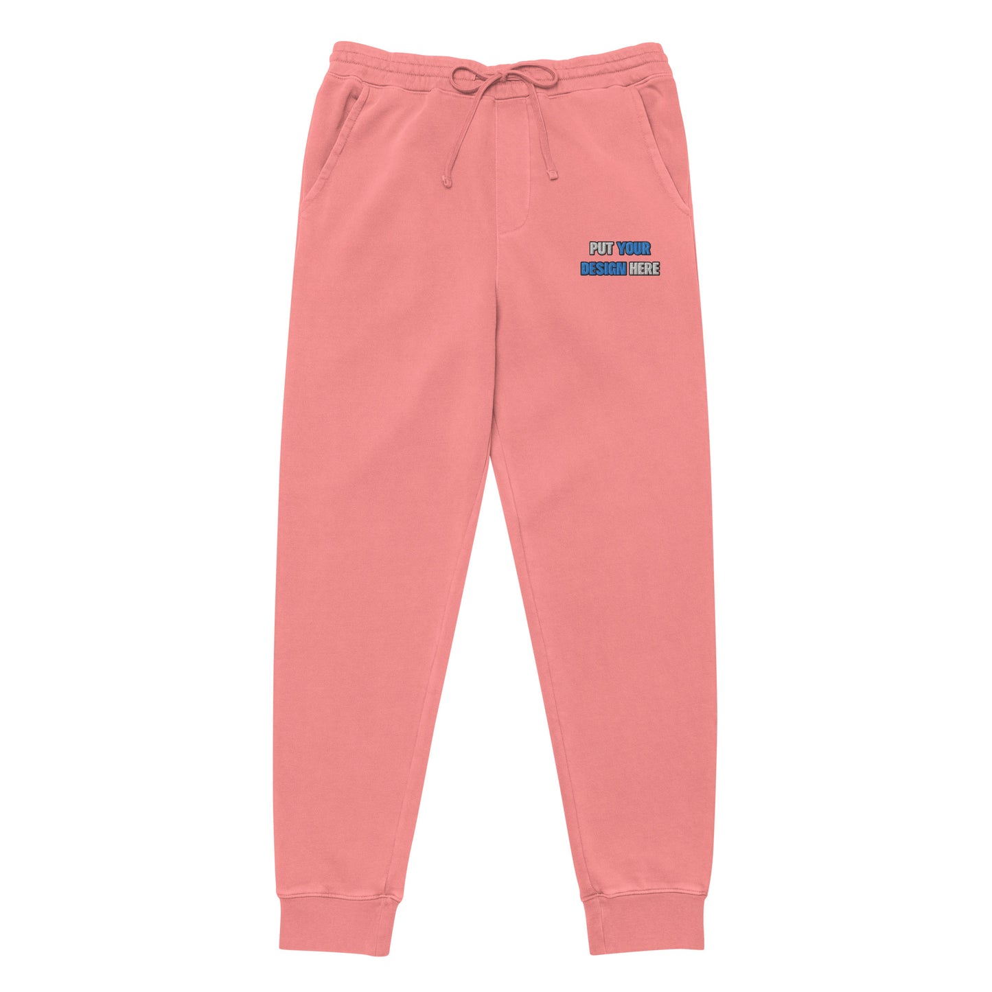 Unisex Pigment-Dyed Sweatpants | Independent Trading Co. PRM50PTPD | Flat Embroidery - put your design here