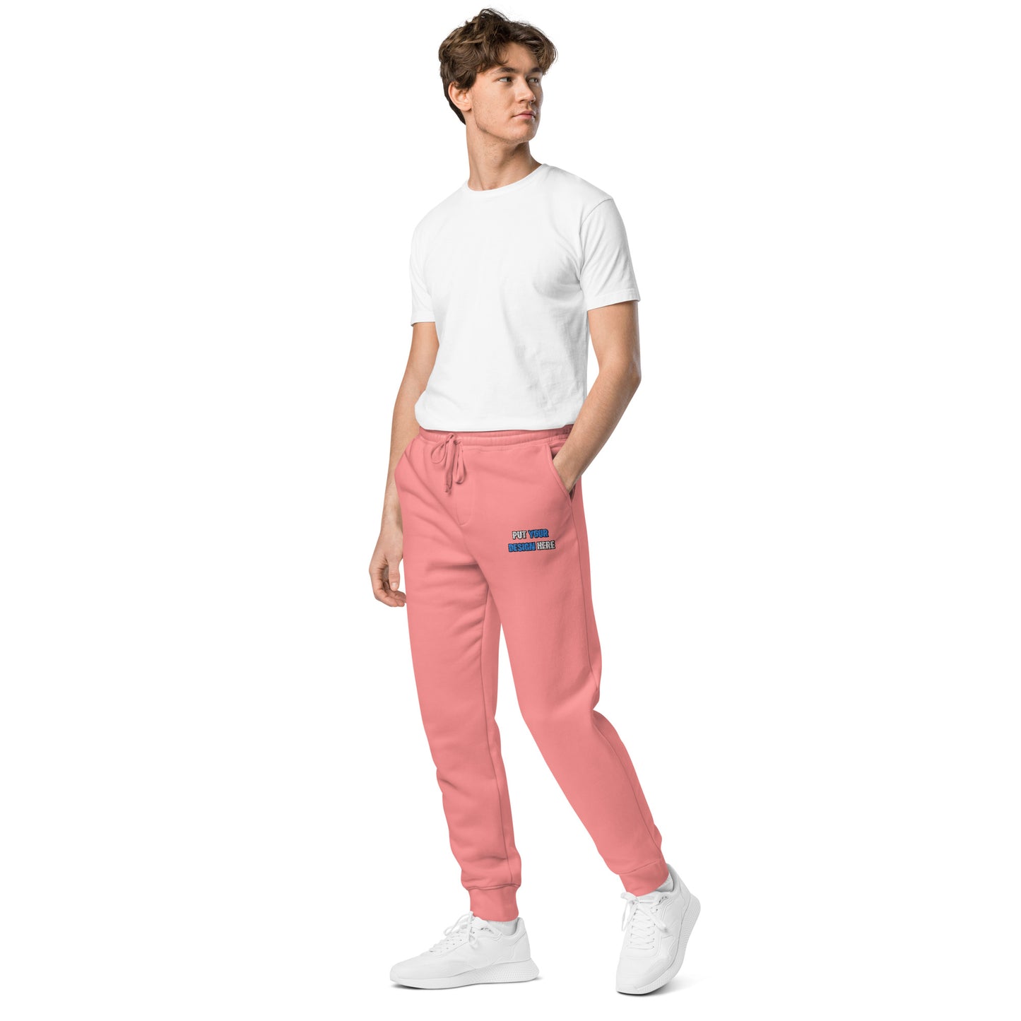 Unisex Pigment-Dyed Sweatpants | Independent Trading Co. PRM50PTPD | Flat Embroidery - put your design here