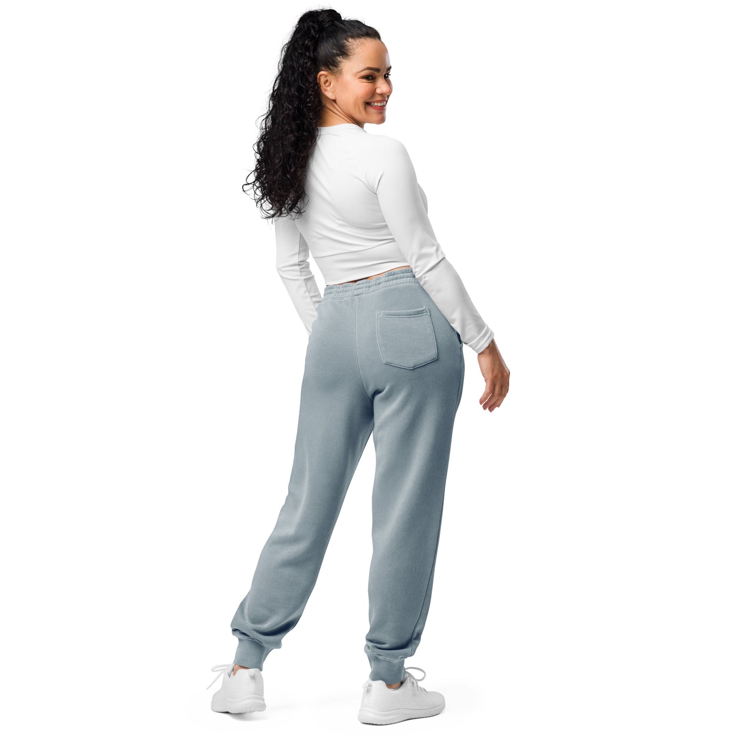 Unisex Pigment-Dyed Sweatpants | Independent Trading Co. PRM50PTPD | Flat Embroidery - put your design here