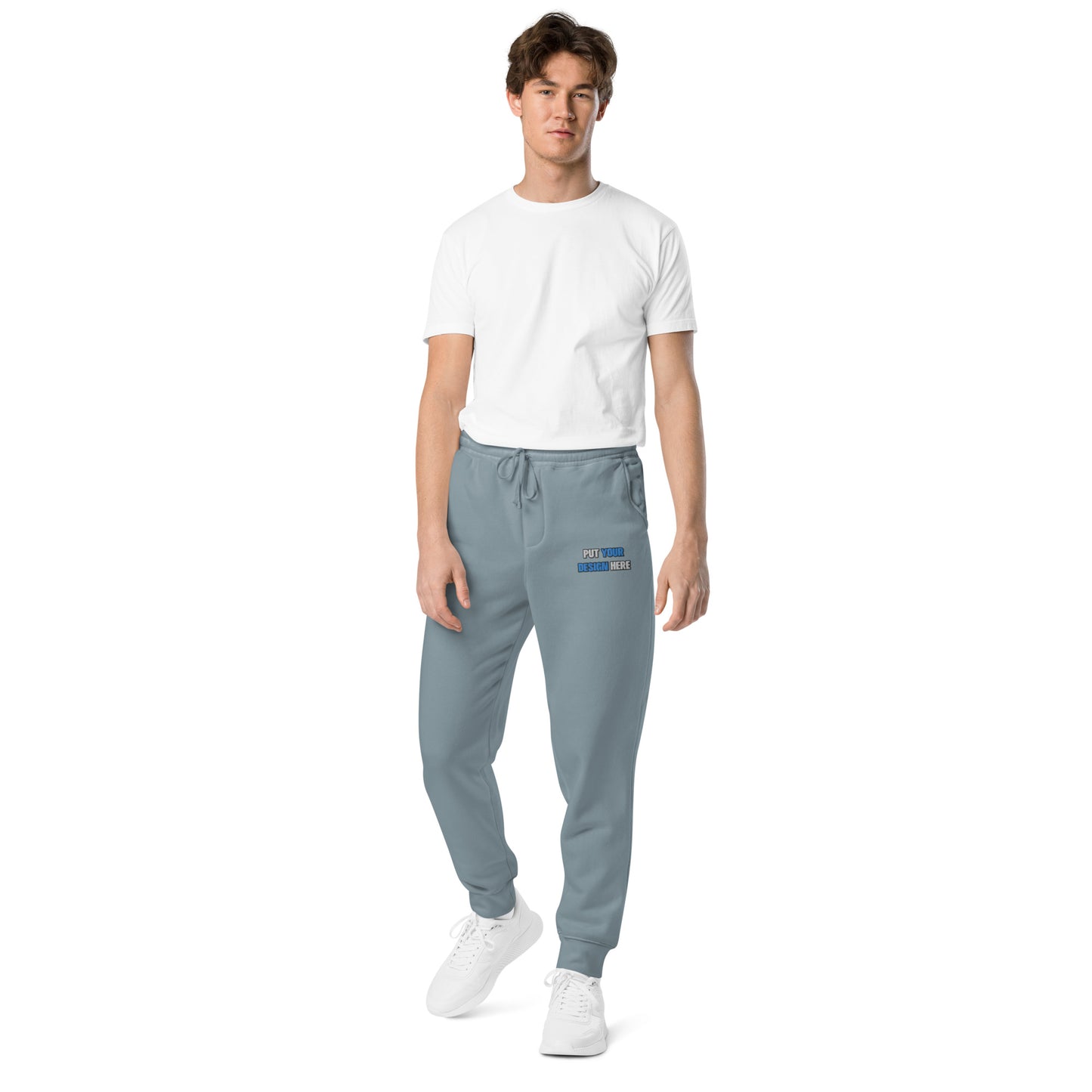 Unisex Pigment-Dyed Sweatpants | Independent Trading Co. PRM50PTPD | Flat Embroidery - put your design here