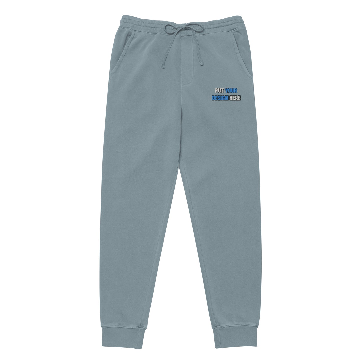 Unisex Pigment-Dyed Sweatpants | Independent Trading Co. PRM50PTPD | Flat Embroidery - put your design here