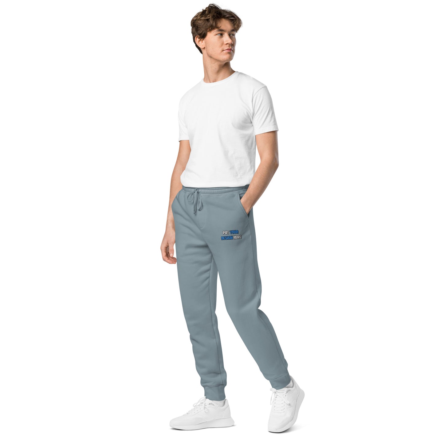 Unisex Pigment-Dyed Sweatpants | Independent Trading Co. PRM50PTPD | Flat Embroidery - put your design here