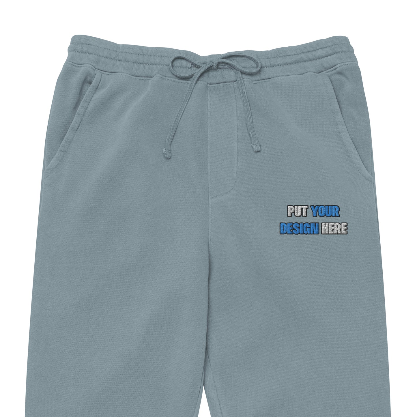 Unisex Pigment-Dyed Sweatpants | Independent Trading Co. PRM50PTPD | Flat Embroidery - put your design here
