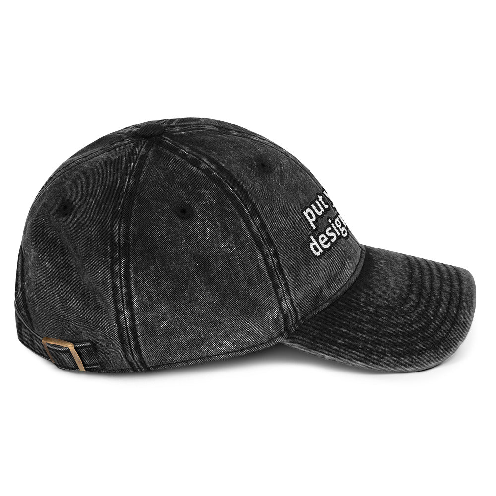 Vintage Cap | Otto Cap 18-1248 - put your design here | standard color - unlimited color
