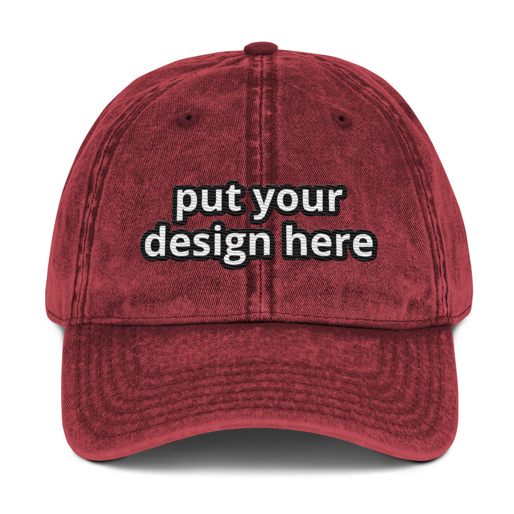Vintage Cap | Otto Cap 18-1248 - put your design here | standard color - unlimited color