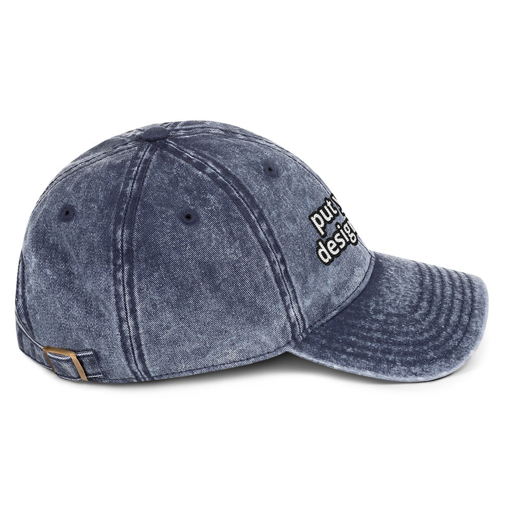 Vintage Cap | Otto Cap 18-1248 - put your design here | standard color - unlimited color