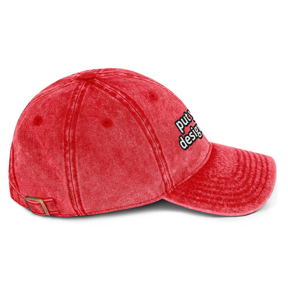 Vintage Cap | Otto Cap 18-1248 - put your design here | standard color - unlimited color