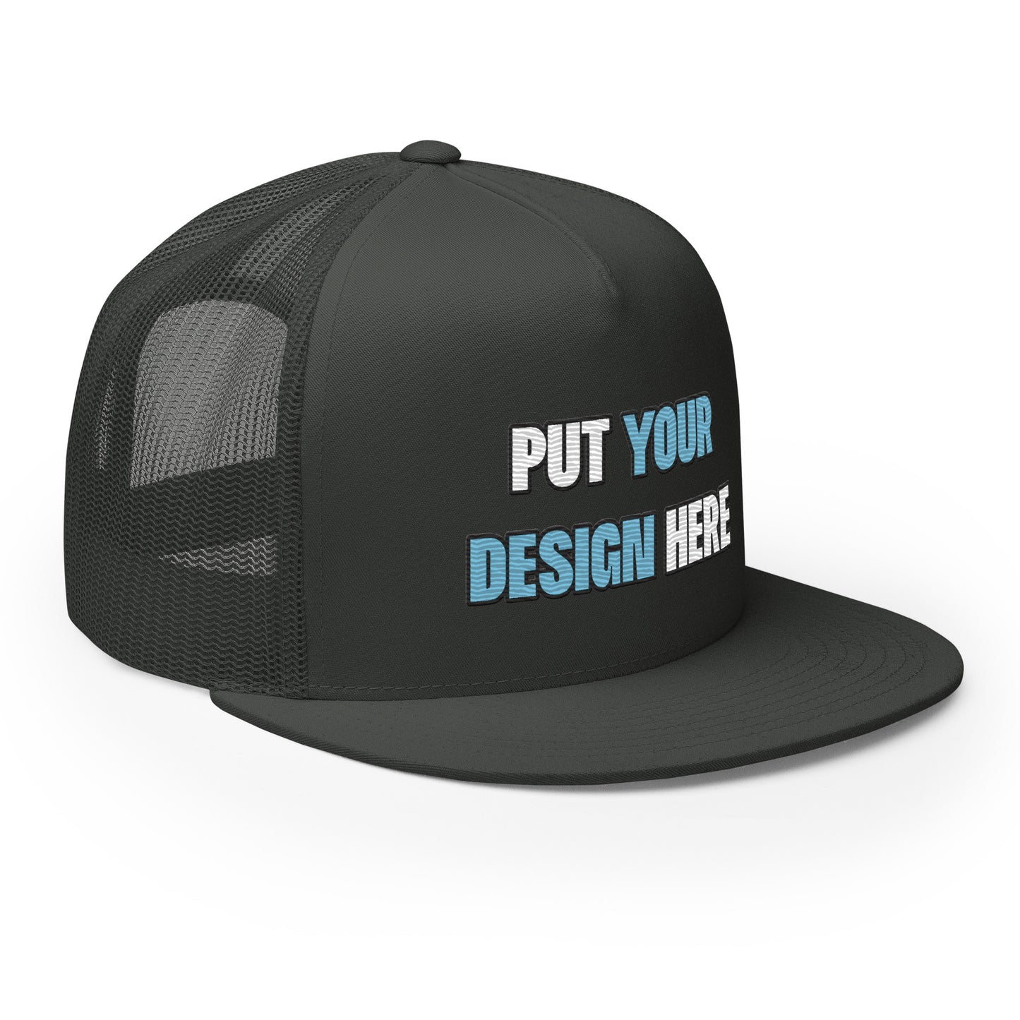 Yupoong 6006 Five Panel Trucker Cap - put your design here | standard color - unlimited color