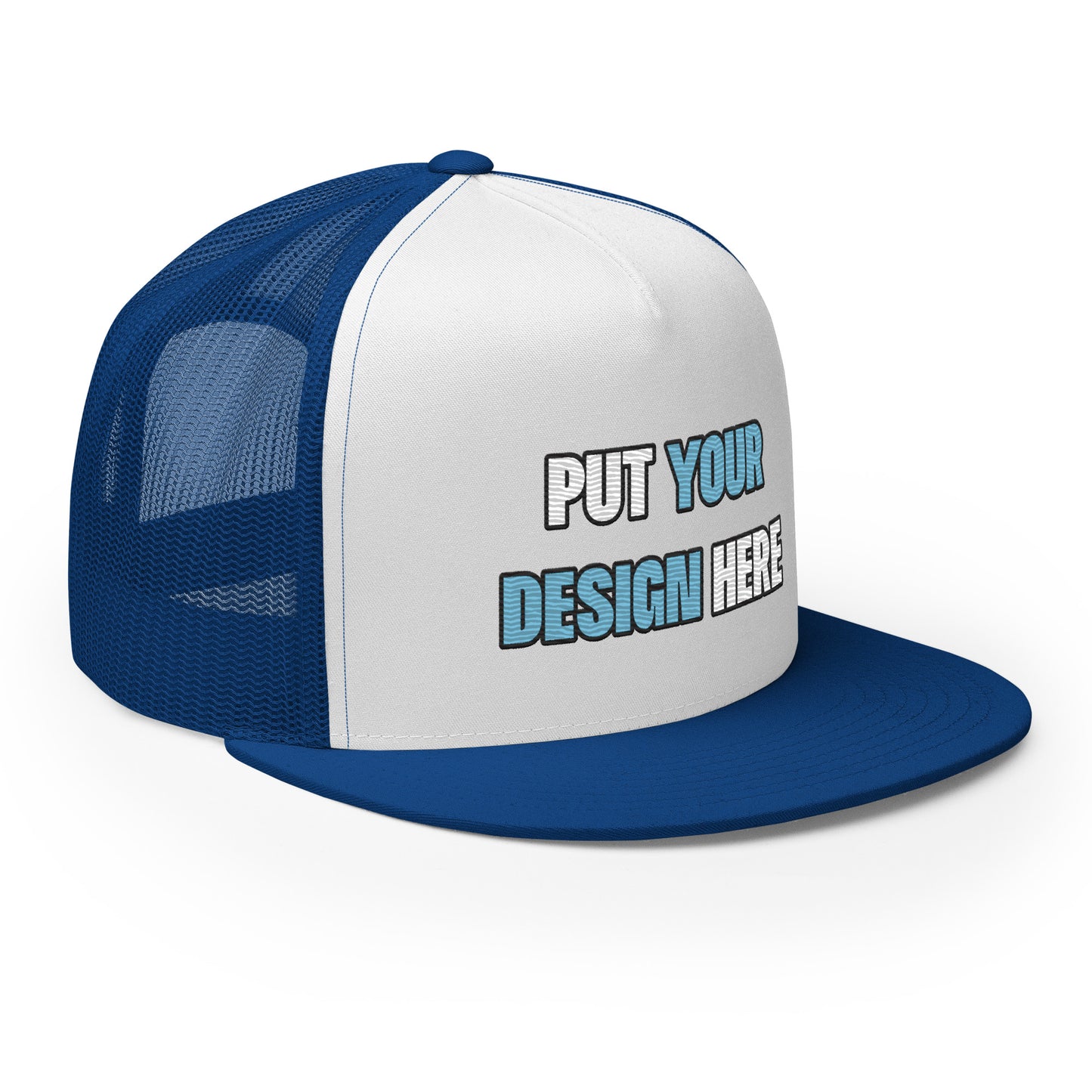 Yupoong 6006 Five Panel Trucker Cap - put your design here | standard color - unlimited color