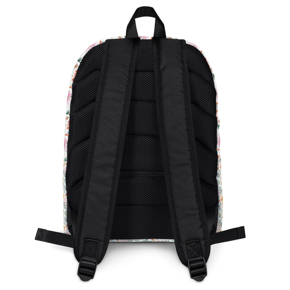 Backpack - flower pattern - print your demand