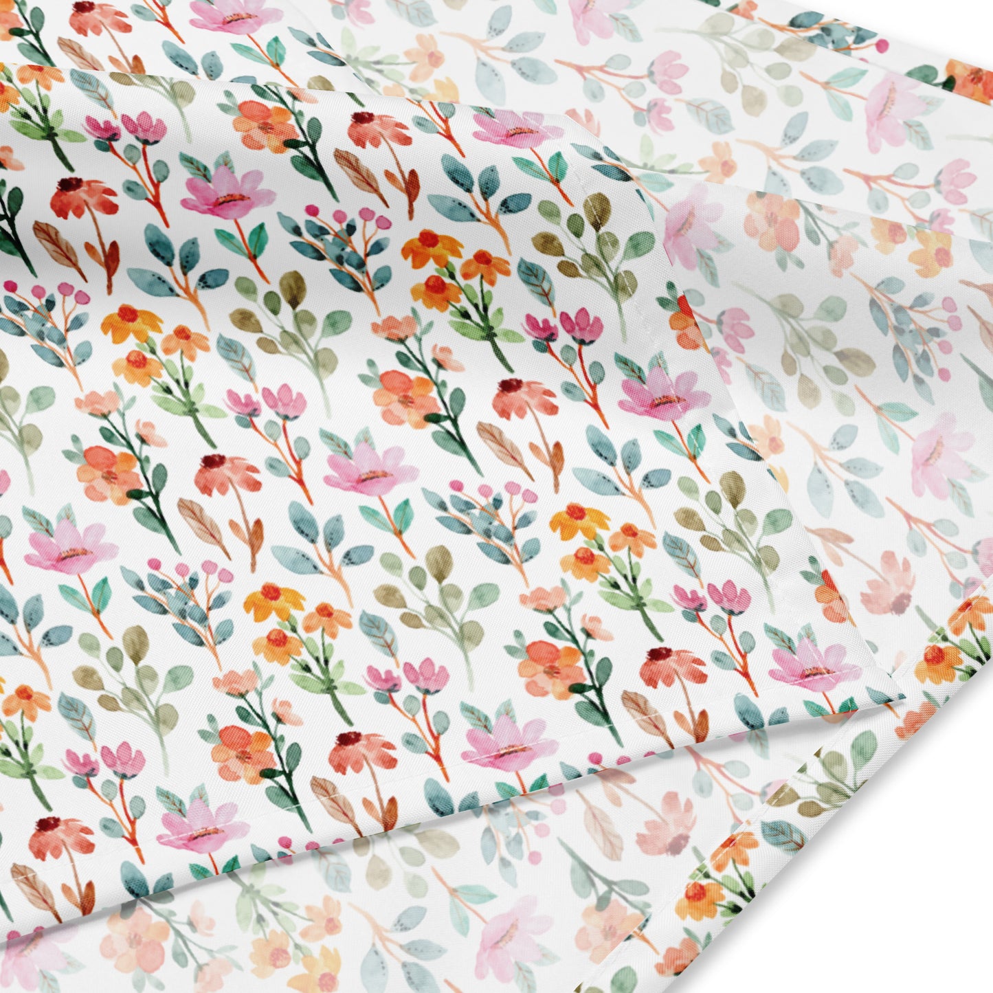 All-over print bandana - flower pattern - print on demand