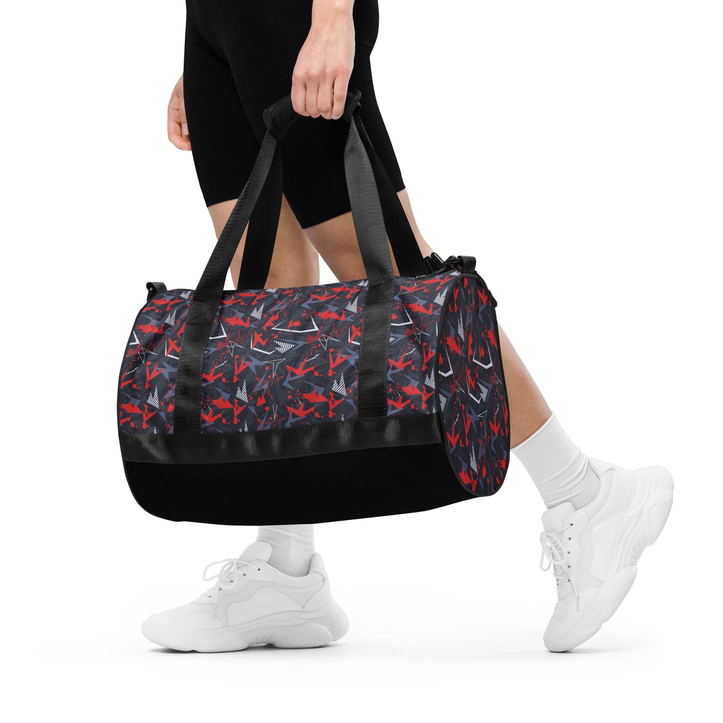 All-over print gym bag | Abstract background with sport pattern | print on demand