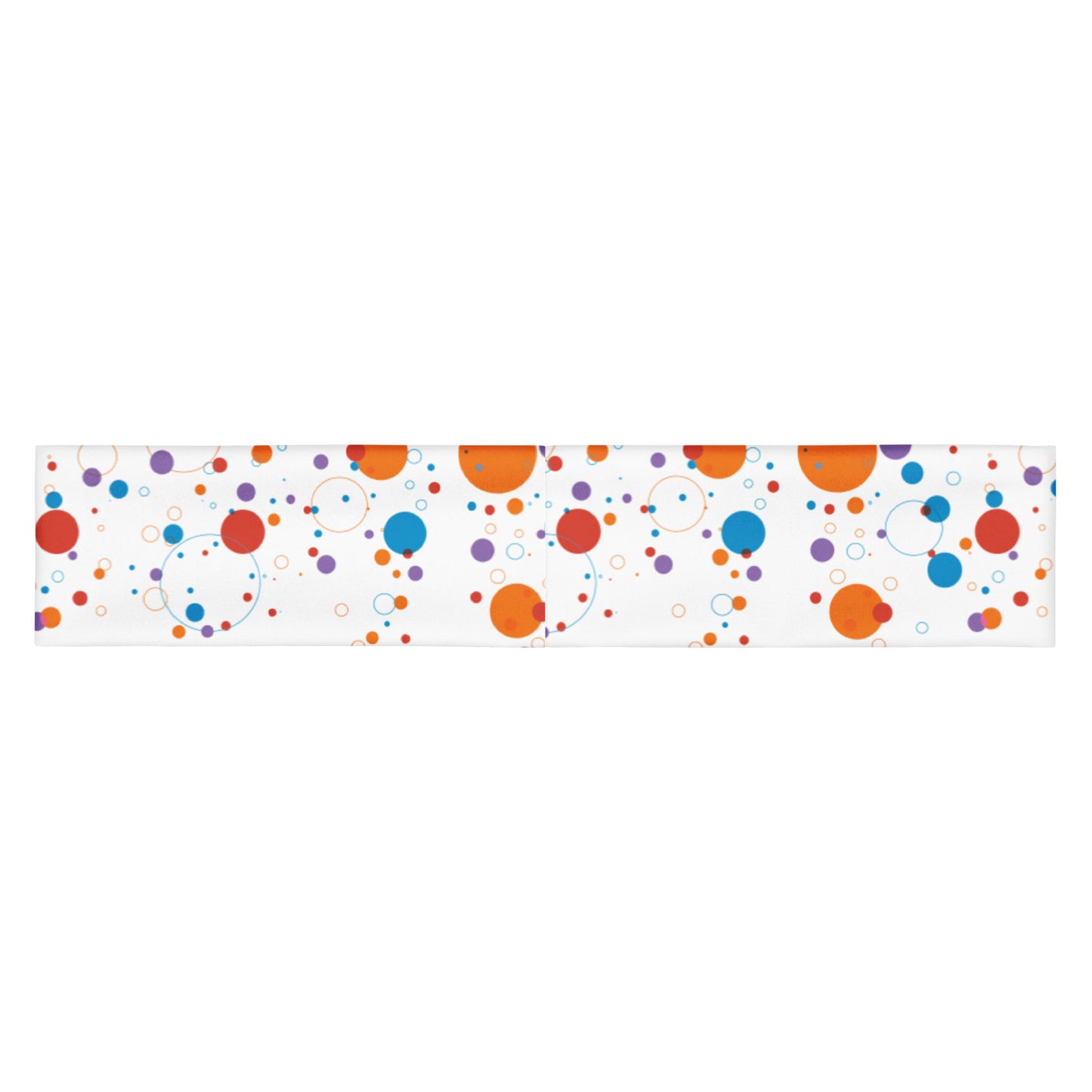 Headband - fun-background-with-colorful-circles - print on demand