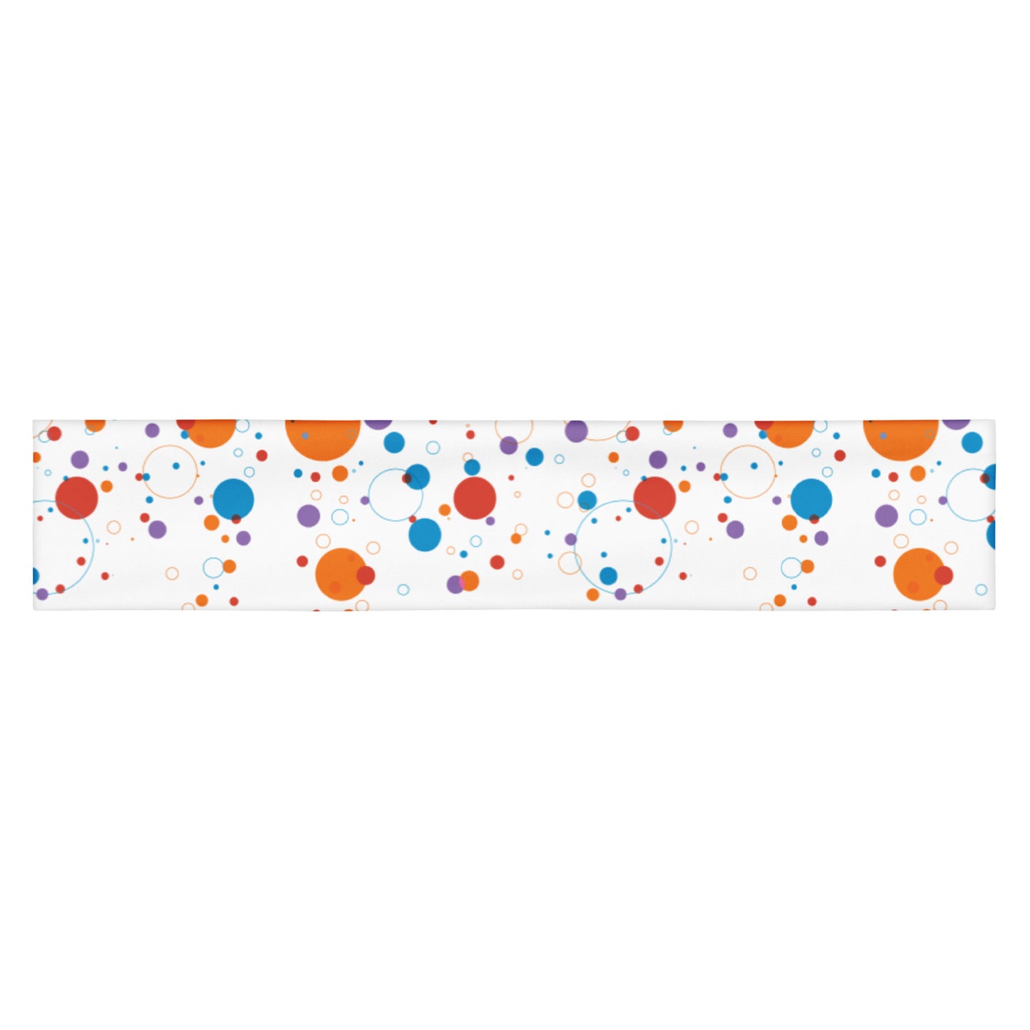 Headband - fun-background-with-colorful-circles - print on demand