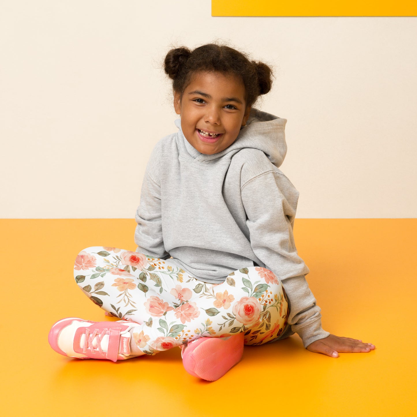 All-Over Print Kids Leggings - flower pattern