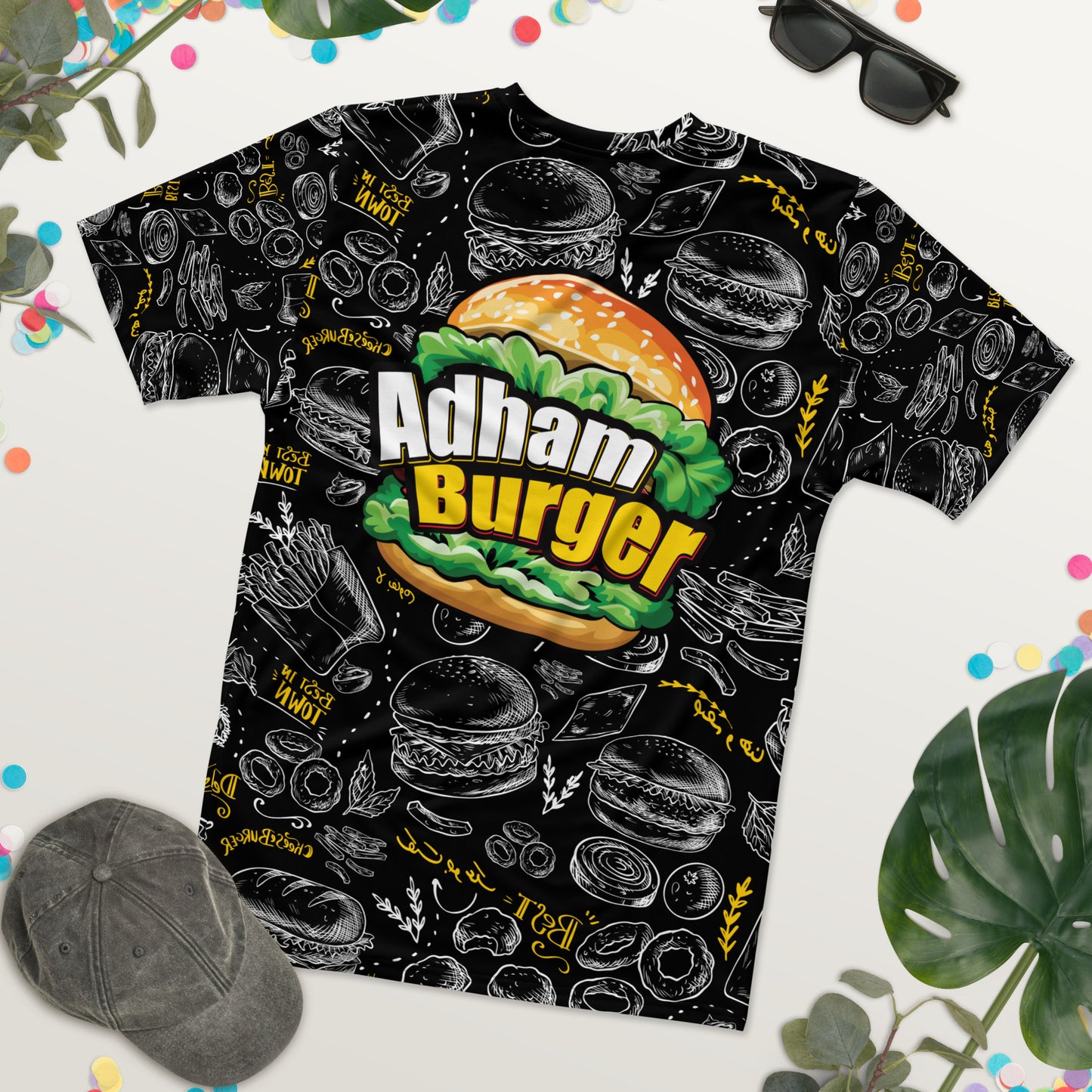 Men's t-shirt - adham burger
