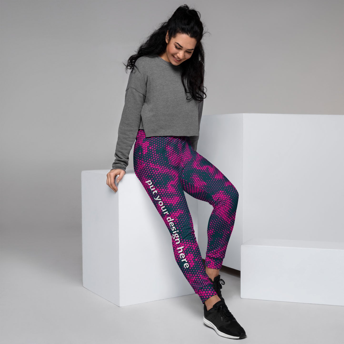 All-Over Print Recycled Women’s Joggers