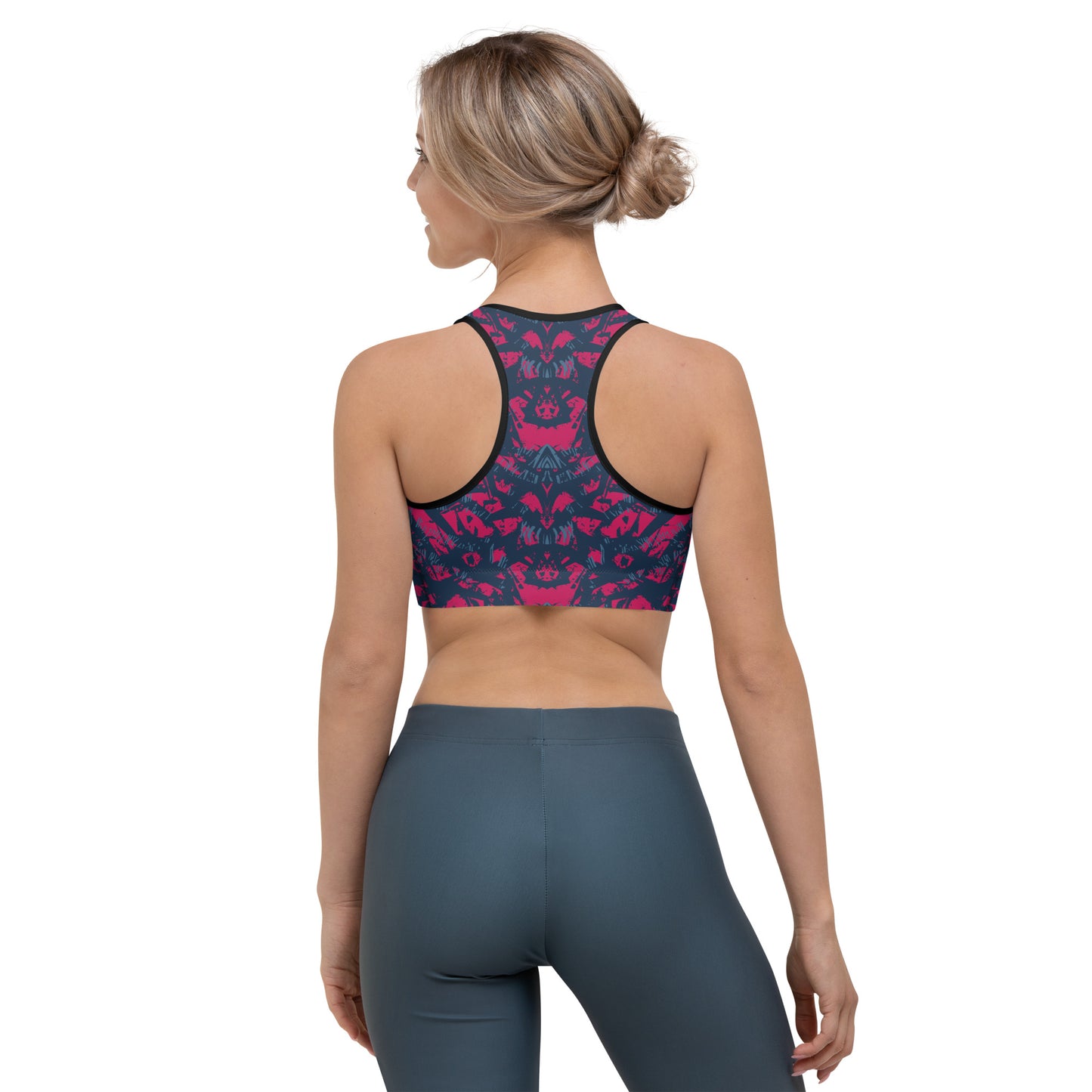 Sports bra - abstract background with sport pattern - print on demand