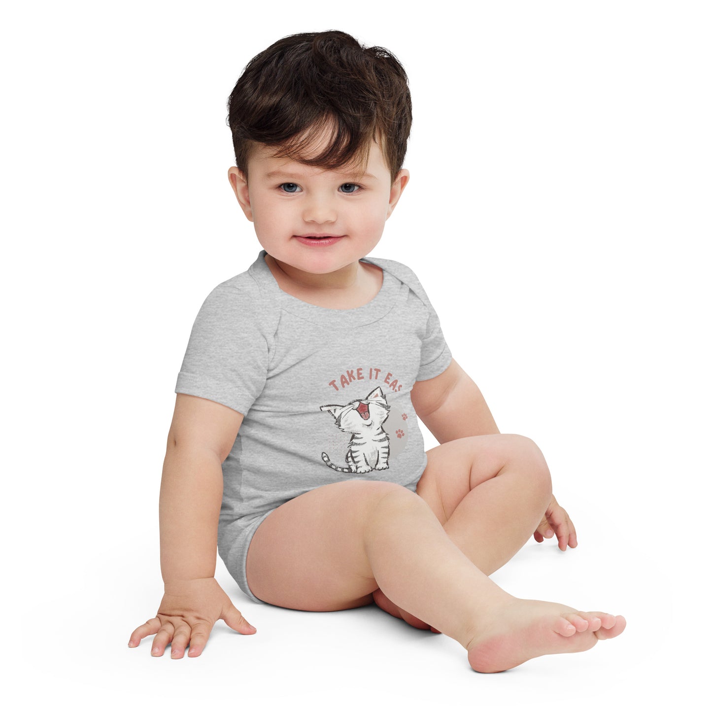 take it easy | Baby short sleeve one piece