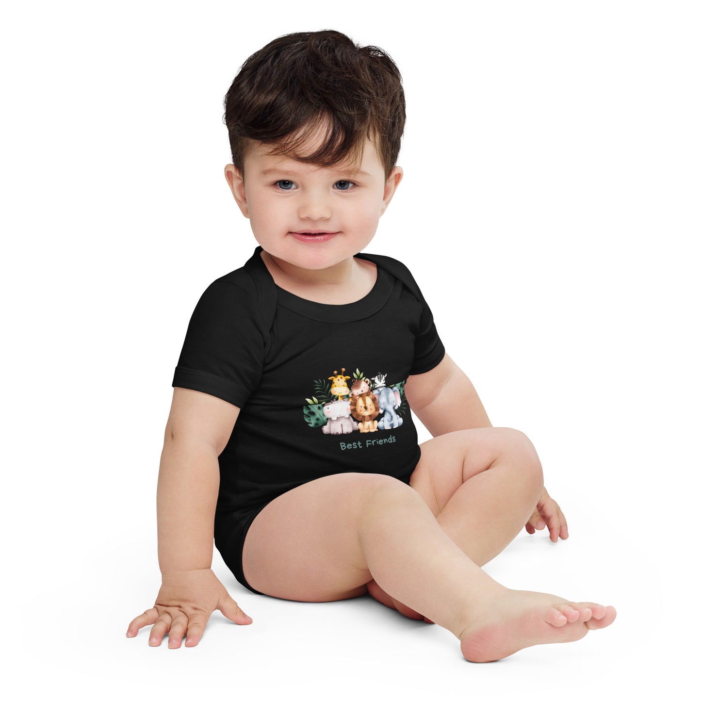 best friends | Baby short sleeve one piece