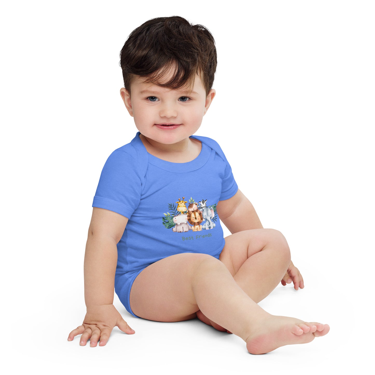 best friends | Baby short sleeve one piece