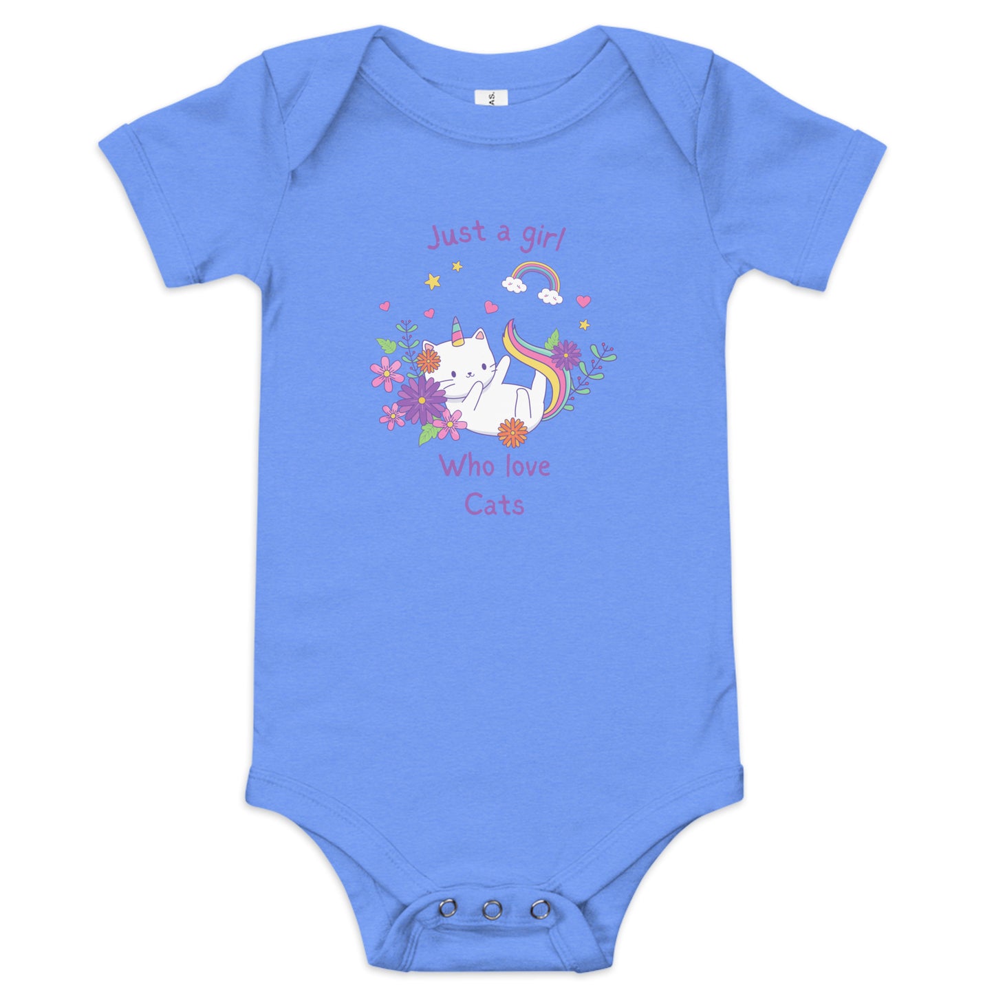 Just a girl - Baby short sleeve one piece