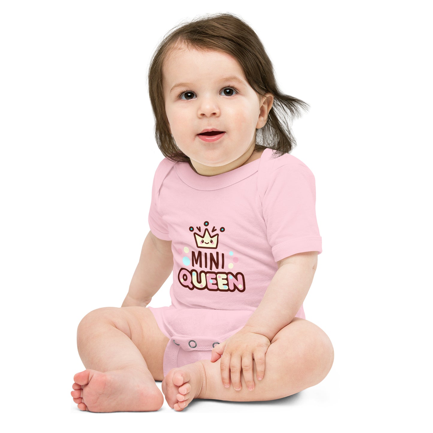 mini - queen! - Baby short sleeve one piece