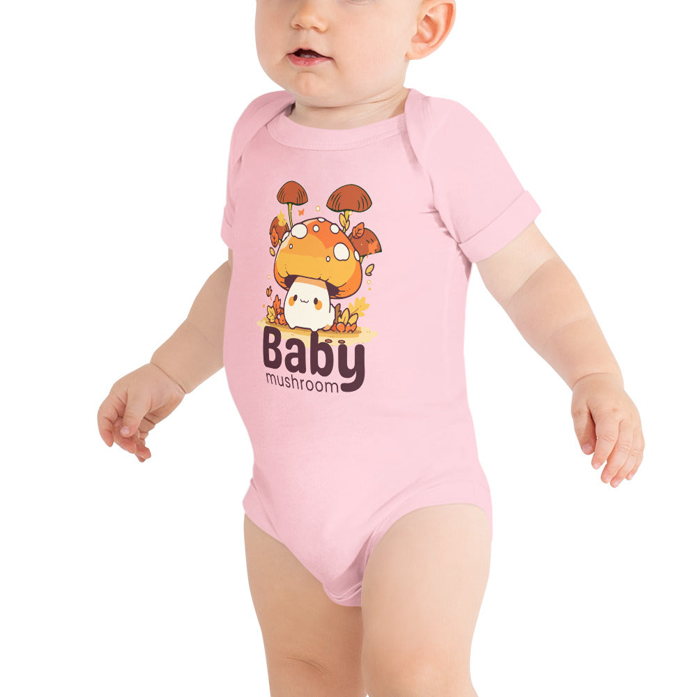 baby  mushroom - Baby short sleeve one piece