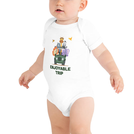 enjoyable trip - Baby short sleeve one piece