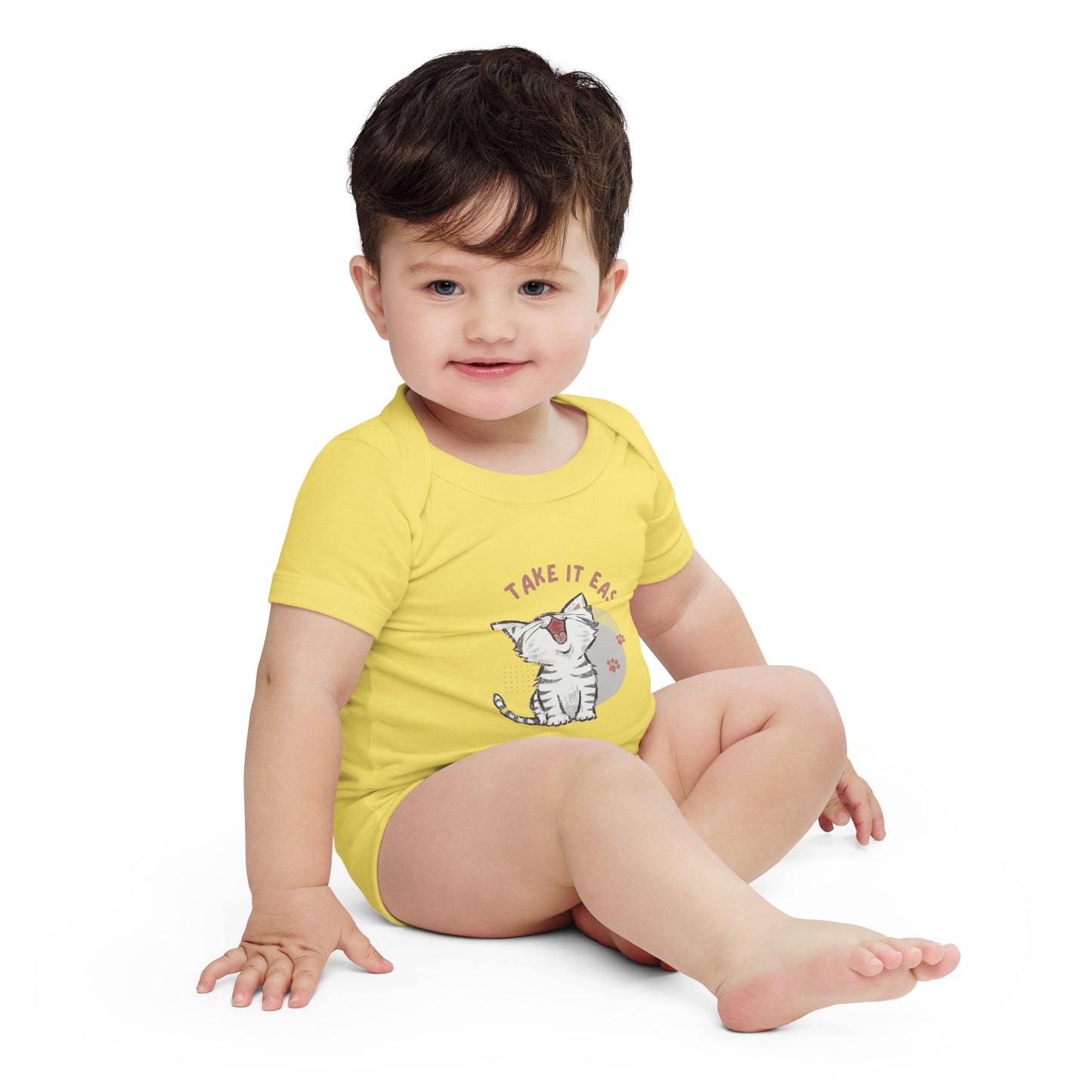 take it easy | Baby short sleeve one piece