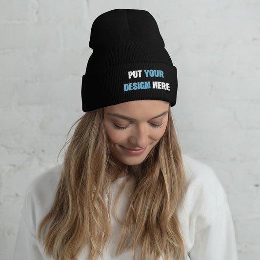 Cuffed Beanie | Yupoong 1501KC - print your design here | unlimited color