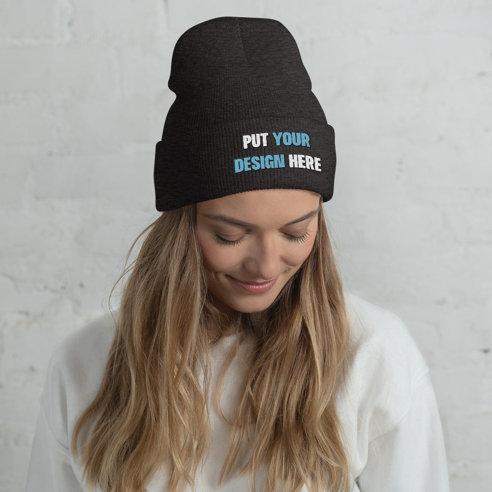 Cuffed Beanie | Yupoong 1501KC - print your design here | unlimited color