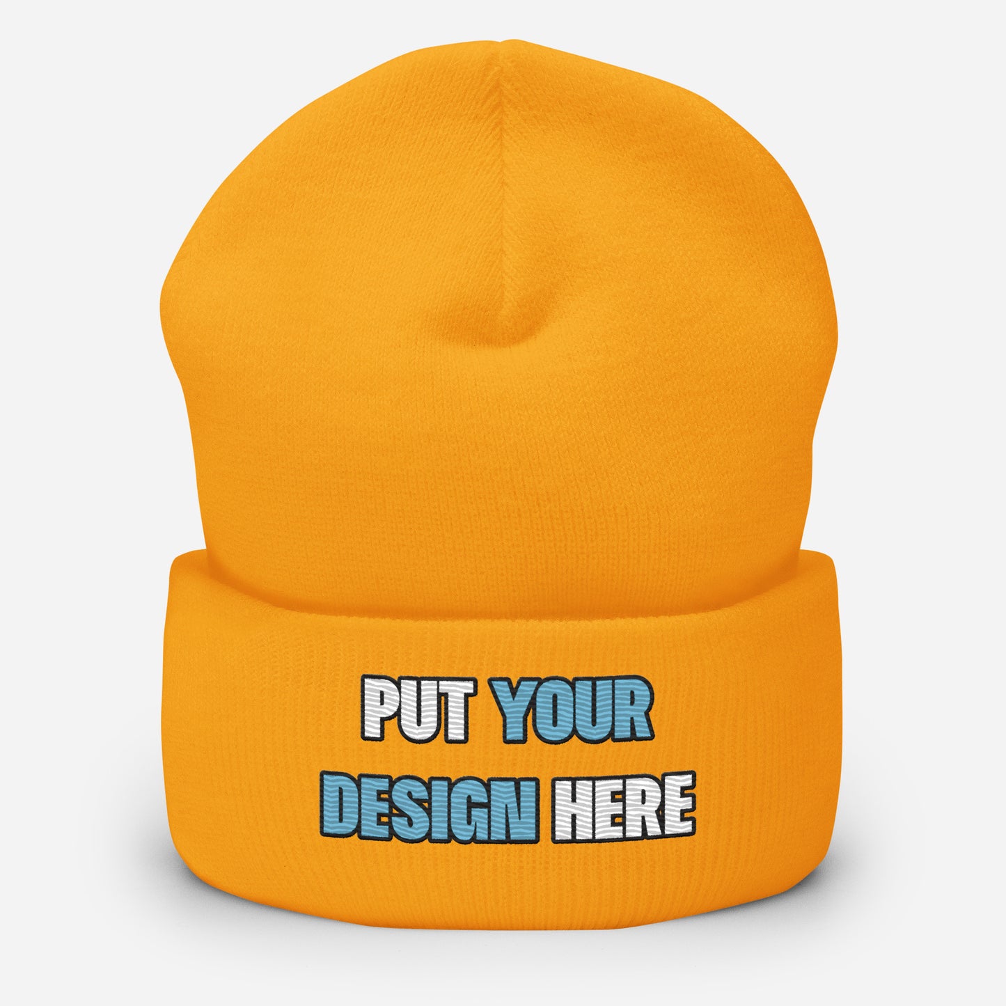 Cuffed Beanie | Yupoong 1501KC - print your design here | unlimited color