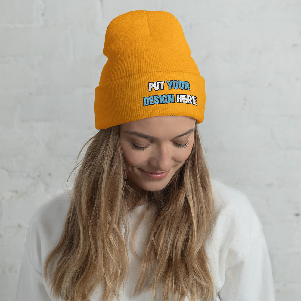 Cuffed Beanie | Yupoong 1501KC - print your design here | unlimited color