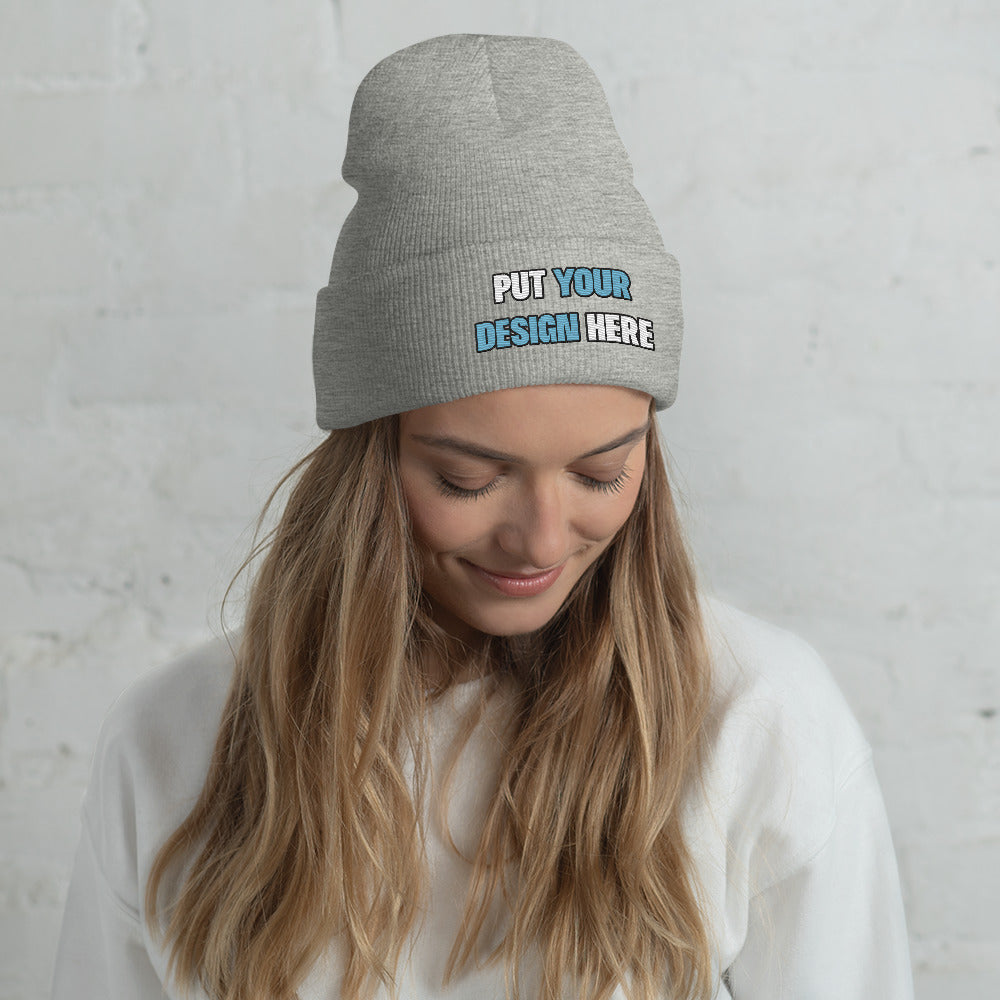 Cuffed Beanie | Yupoong 1501KC - print your design here | unlimited color