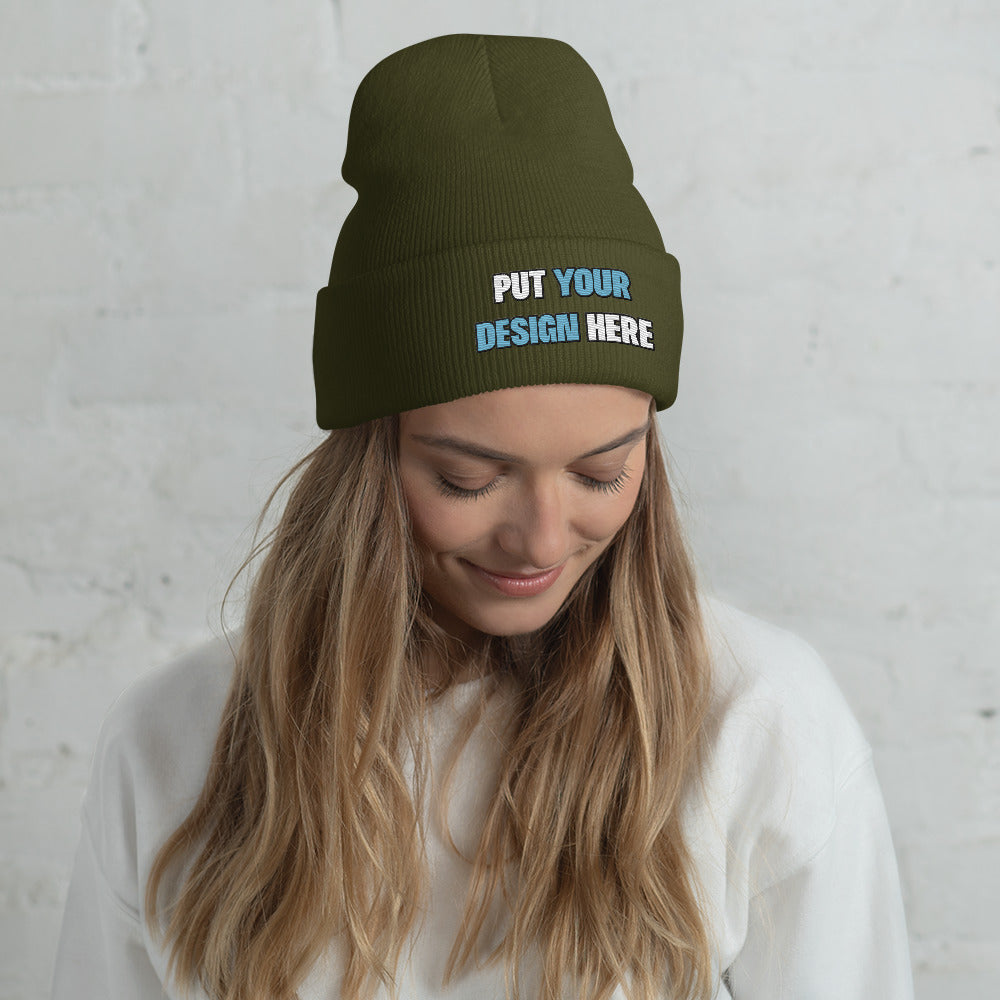 Cuffed Beanie | Yupoong 1501KC - print your design here | unlimited color