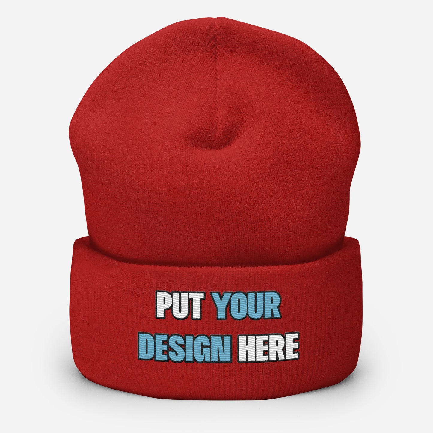 Cuffed Beanie | Yupoong 1501KC - print your design here | unlimited color