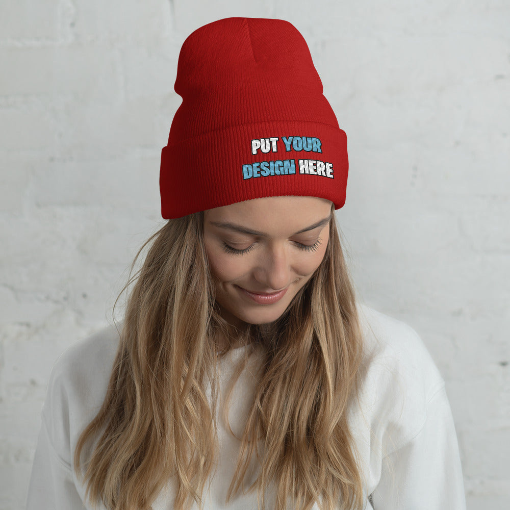 Cuffed Beanie | Yupoong 1501KC - print your design here | unlimited color