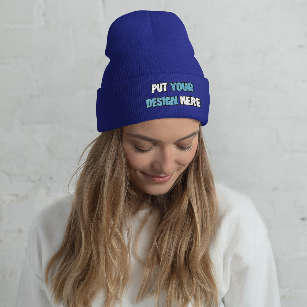 Cuffed Beanie | Yupoong 1501KC - print your design here | unlimited color