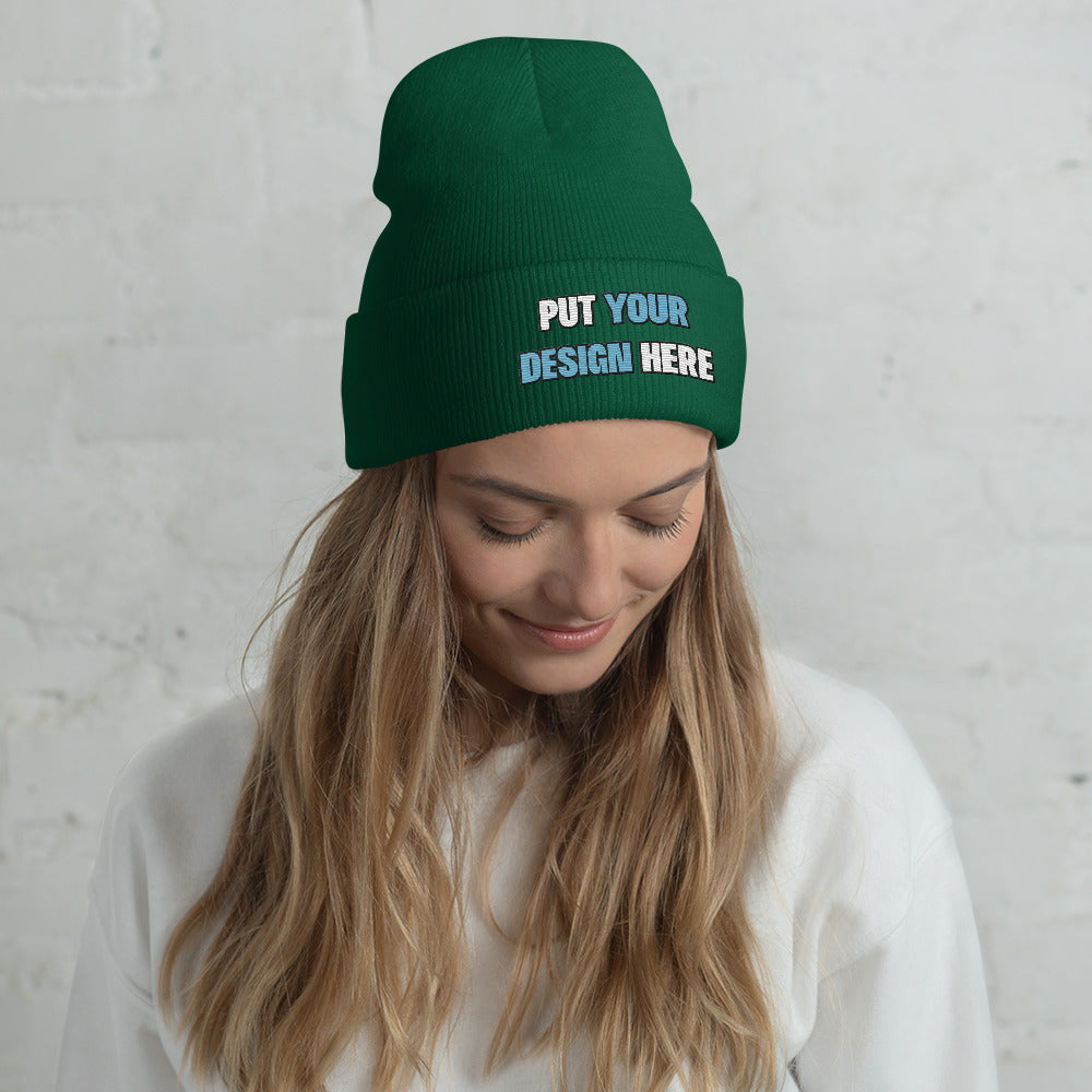 Cuffed Beanie | Yupoong 1501KC - print your design here | unlimited color