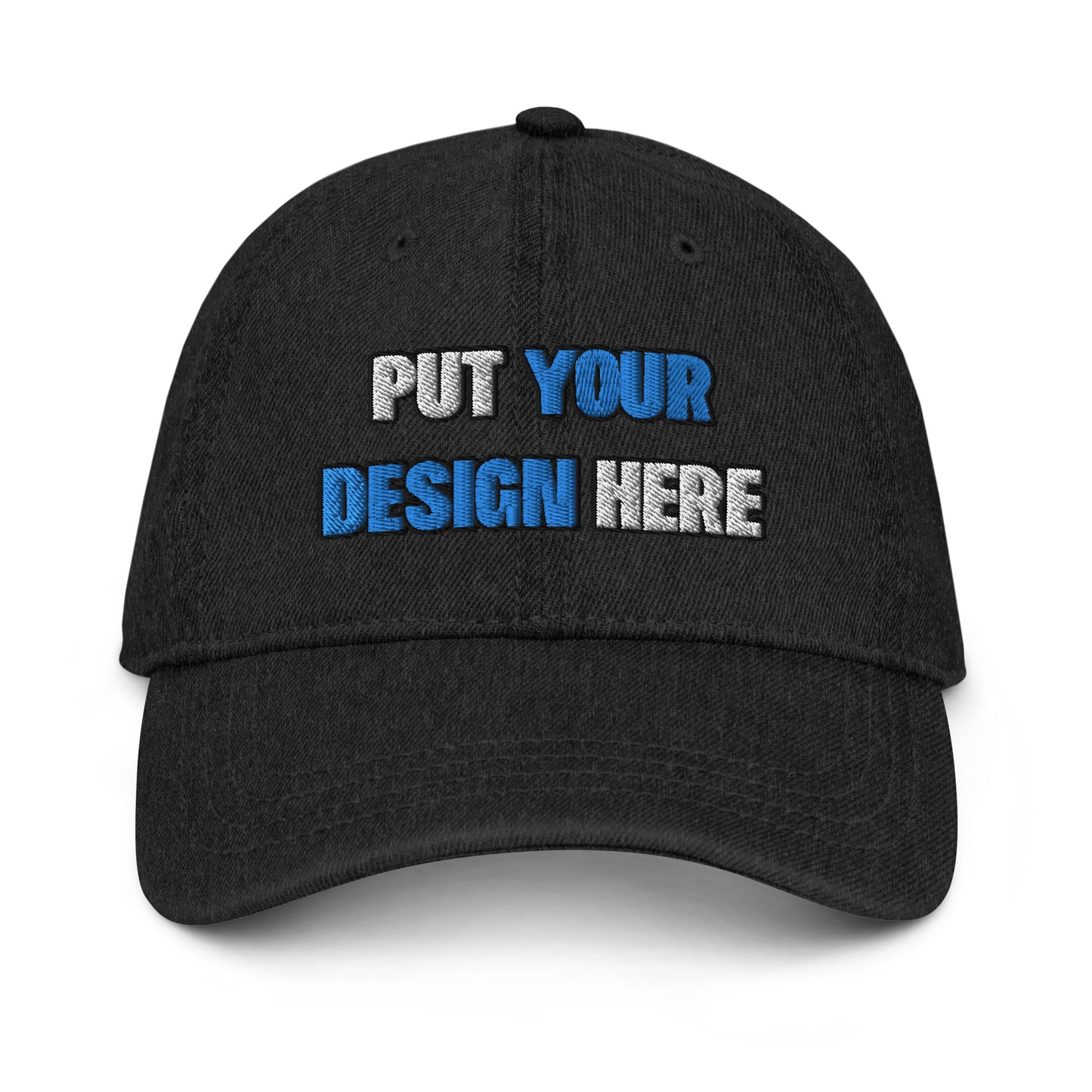 Denim Hat | Otto Cap 18-204 - put your design here | standard color - Flat Embroidery
